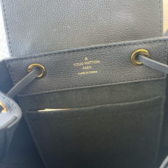 Authentic Louis Vuitton Lock Me Mini Backpack Black and Gold - Picture 5 of 16